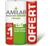 Merck Soin Lèvres Amilab Stick – Trio 3 x 4,7 g