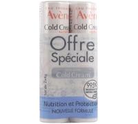 Parapharmacie en ligne > Beauté & Soins > Produits de soins du visage > Soins des lèvres > Baumes à lèvres Avène Cold Cream Stick à Lèvres Nourrissant 2 x 4 g