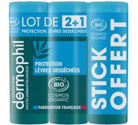 Dermophil Indien Stick Lèvres Bio Protection desséchées 3 x 4 g