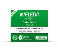 WELEDA Skin Food Crème De Jour Nourrissante - Crème Hydratante Visage Peau Sèche, Hydratation Immédiate 24H, Absorption Rapide, Aide à Réparer la Barrière Cutanée, Vegan NATRUE, 40ml