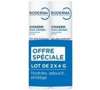Parapharmacie > Beauté & Soins > Produits de Soins du Visage > Soins Lèvres Bioderma Atoderm Stick Lèvres x 2 - Soins Lèvres - Pharmacie en ligne LaSante.net