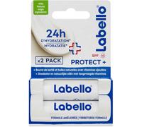 Parapharmacie en ligne > Beauté & Soins > Produits de Soins du Visage > Soins Lèvres Labello Protect+ Sticks Lèvres SPF15 4,8 g x 2