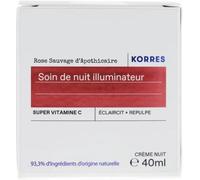 Parapharmacie en ligne > Beauté & Soins > Produits de soins du visage > Soins pour l'éclat du visage Korres Rose Sauvage d'Apothicaire Soin de Nuit Illuminateur 40 ml
