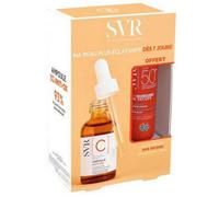 Parapharmacie en ligne > Beauté & Soins > Produits de soins du visage > Soins pour l'éclat du visage SVR [C] Ampoule Anti-Ox Concentré 30 ml + Sun Secure Blur Sans Parfum SPF50+ 15 ml Offert
