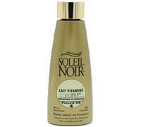 Parapharmacie en ligne > Beauté & Soins > Produits solaires > Accélérateurs de bronzage Soleil Noir Lait Vitaminé Sublimateur de Bronzage 4 Pailleté Or 150 ml