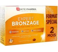 Parapharmacie en ligne > Beauté & Soins > Produits solaires > Produit pour la préparation et l'entretien du bronzage Forté Pharma Expert Bronzage x 56