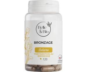 Parapharmacie en ligne > Beauté & Soins > Produits solaires > Produit pour la préparation et l'entretien du bronzage Belle&Bio Bronzage Gélules x 120