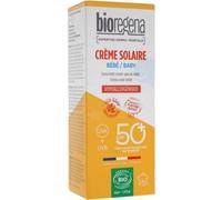 BIOREGENA Crème solaire Bio hypoallergénique pour bébé SPF50 40 ml