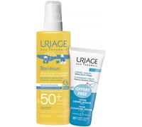 Parapharmacie en ligne > Beauté & Soins > Produits solaires > Produits de protection solaire Uriage Bariésun Spray Enfant Hydratant SPF50+ 200 ml + Crème Lavante 50 ml OFFERTE - Protection solaire - P