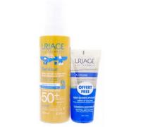 Parapharmacie en ligne > Beauté & Soins > Produits solaires > Produits de protection solaire Uriage Bariésun Spray Enfant Hydratant Tres Haute Protection SPF50+ 200 ml + Xémose Huile Lavante Apaisante