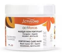 ACTIVILONG - Masque-Soin Fortifiant Actiforce - Cheveux Frisés Et Crépus - Nourrit, Revitalise Et Démêle - 97% D'Ingrédients Naturels - Made In France - 300ml
