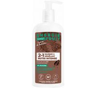 ENERGIE FRUIT | Masque + Démêlant Cacao | Beurre & Poudre de Cacao | Cheveux Frisés à Crépus | Vegan | 300ml