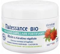 Natessance Masque capillaire fortifiant Ricin bio kératine végétale 200 ml