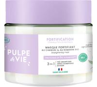 Parapharmacie en ligne > Beauté & Soins > Soins des cheveux > Masques et après-shampooings Pulpe de Vie Masque Capillaire Fortifiant et Démêlant Chanvre et Romarin 3 en 1 Bio 300 ml