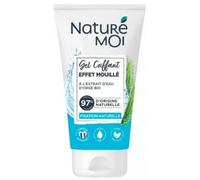 Naturé Moi - Gel Coiffant Effet Mouillé - Non Gras, Non Collant - Tenue 12 heures - Tous Types de Cheveux - 97% d'Origine Naturelle - Orge Bio - 150ml - Tube Recyclé - Fabriqué en France