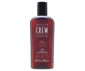Parapharmacie en ligne > Beauté & Soins > Soins des cheveux > Shampooings > Shampooings doux American Crew 3-En-1 Shampooing Après-Shampooing & Gel Douche pour Cheveux et Corps Revitalisant Hydratant