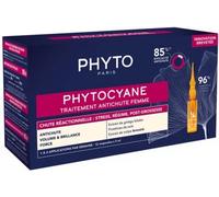Phyto PhytoCyane Traitement anti-chute femme – chute réactionnelle – 12 ampoules (12 x 5 ml)
