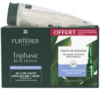 Parapharmacie en ligne > Beauté & Soins > Soins Des Cheveux > Soins anti-chute et fortifiants René Furterer Triphasic Reactional Ampoules x 12 + Shampooing Antichute Triphasic 100 ml Offert