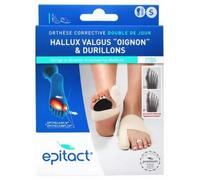 Parapharmacie en ligne > Beauté & Soins > Soins des pieds > Accessoires pour les pieds Epitact Hallux Valgus Oignon & Douleurs Plantaires Orthese Corrective Double Pied GaucheS