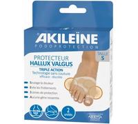 Parapharmacie en ligne > Beauté & Soins > Soins des pieds Akileïne Podoprotection Protecteur Hallux Valgus Triple Action Taille S