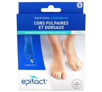 Parapharmacie en ligne > Beauté & Soins > Soins des pieds Epitact Doigtiers Ajustables Cors Pulpaires et Dorsaux Taille S