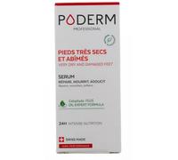 PODERM - PIEDS TRÈS SECS ET ABÎMÉS - Répare et nourrit intensément pendant 24h - Des pieds visiblement réparés en 7 jours - Ingrédients 100% naturels - Soin des pieds -Swiss Made