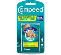 Compeed Pansements hydrocolloïdes cors hydratants Moyen 6,0 x 1,75 cm - 6 pansements
