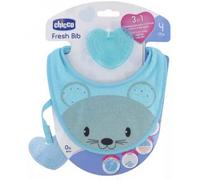 Parapharmacie en ligne > Bébé & Maman > Accessoires bébé Chicco Fresh Bib Bavoir 3en1 4 Mois et + Bleu