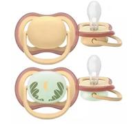 Philips AVENT Sucette Ultra Air Jour & Nuit 0-6 mois Sans BPA Lot de 2