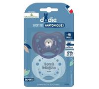 Parapharmacie en ligne > Bébé & Maman > Accessoires bébé > Sucettes et attache-sucettes Dodie Sucettes Anatomiques +18 Mois x 2