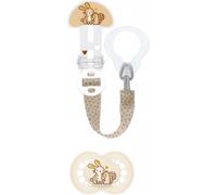 MAM Kit sucette anatomique et attache-sucette + 18 mois