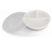 Parapharmacie en ligne > Bébé & Maman > Accessoires bébé Twistshake Assiette Compartimentée et Couvercle 6 Mois et + Blanc