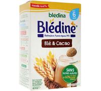 Parapharmacie en ligne > Bébé & Maman > Alimentation bébé Blédine Céréales Saveur Cacao 400 g - Alimentation bébé - Pharmacie en ligne LaSante.net