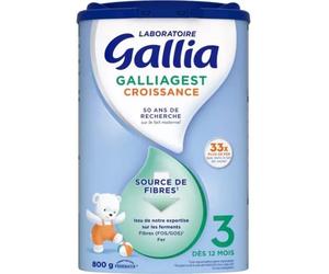 Parapharmacie en ligne > Bébé & Maman > Alimentation bébé Gallia Galliagest Croissance 3ème Age 800 g