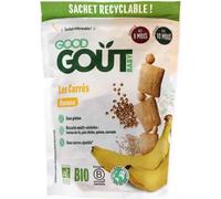 Parapharmacie en ligne > Bébé & Maman > Alimentation bébé Good Goût Bio Les Carrés Banane 50 g
