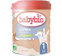 Parapharmacie en ligne > Bébé & Maman > Alimentation bébé > Laits infantiles > Laits 1er âge Babybio Caprea 1 au Lait de Chèvre de 0 à 6 Mois Bio Poudre 800 g
