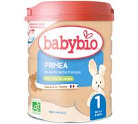 Parapharmacie en ligne > Bébé & Maman > Alimentation bébé > Laits infantiles > Laits 1er âge Babybio Primea 1 au Lait de Vache Français de 0 à 6 Mois Bio 800 g - Laits 1er âge - Pharmacie en ligne LaS