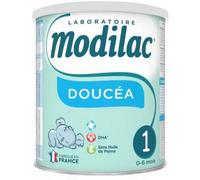 Parapharmacie en ligne > Bébé & Maman > Alimentation bébé > Laits infantiles > Laits 1er âge Modilac Doucéa 1 de 0 à 6 Mois 400 g