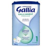 Gallia Galliagest Premium 1 Lait en Poudre 0 à 6 mois 820g