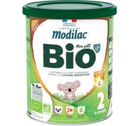Modilac 2 Mon Petit LF+ Bio Lait Infantile 6-12 Mois Pot 800g