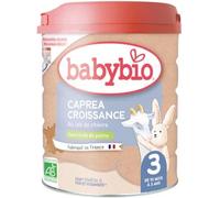 Parapharmacie en ligne > Bébé & Maman > Alimentation bébé > Laits infantiles > Laits de croissance Babybio Caprea Croissance 3 au Lait de Chèvre 10 Mois à 3 Ans Bio 800 g