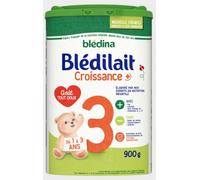 Parapharmacie > Bébé & Maman > Alimentation bébé > Laits infantiles > Laits de croissance Blédilait 3 Croissance+ 900 g - Laits de croissance - Pharmacie en ligne LaSante.net