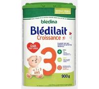 Parapharmacie en ligne > Bébé & Maman > Alimentation bébé > Laits infantiles > Laits de croissance Blédina Blédilait 3 Croissance+ 900 g