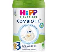 Parapharmacie en ligne > Bébé & Maman > Alimentation bébé > Laits infantiles > Laits de croissance Hipp Lait Combiotic FLM 3ème Âge 800 g
