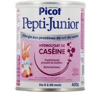 Parapharmacie en ligne > Bébé & Maman > Alimentation bébé > Laits infantiles > Laits spécifiques Picot Pepti Junior Hydrolysat de Caséine 400 g