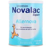 Parapharmacie en ligne > Bébé & Maman > Alimentation bébé Novalac Allernova 400 g