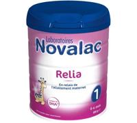 Parapharmacie en ligne > Bébé & Maman > Alimentation bébé Novalac Relia 1er âge 800 g