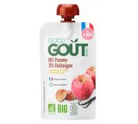 Parapharmacie en ligne > Bébé & Maman > Alimentation bébé > Repas bébé Good Goût Pomme Châtaigne des 4 Mois Bio 120 g