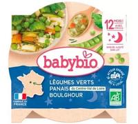 Babybio Poêlée de légumes verts aux panais du Val de Loire, boulghour et coriandre Bio - 230 g