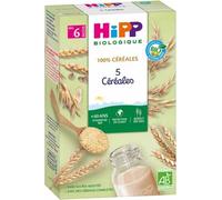 Parapharmacie en ligne > Bébé & Maman > Alimentation bébé > Repas pour bébé > Céréales pour bébé Hipp 100% Céréales 5 Céréales Bio 250 g